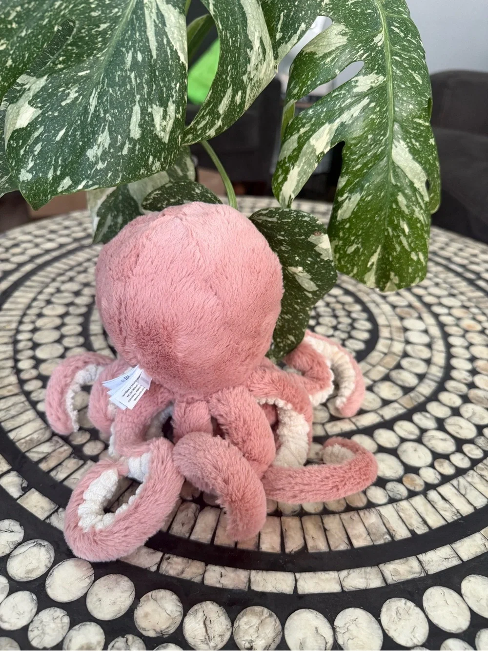 Odell Octopus Peach Blush Jellycat